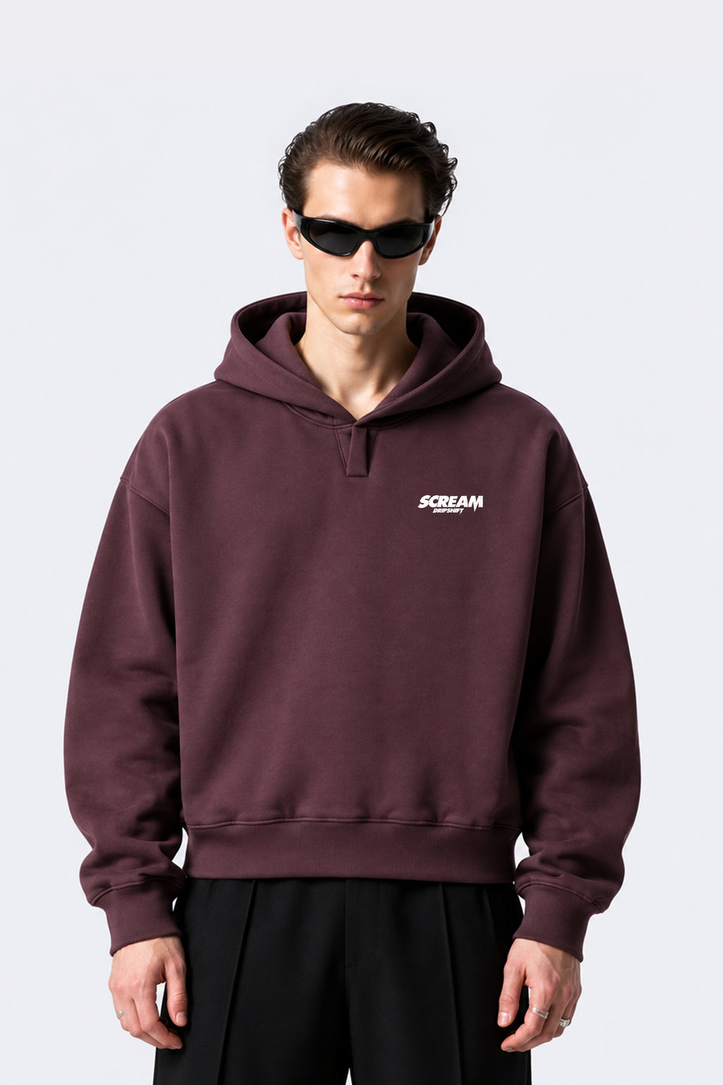 SCREAM GRAPHIC HOODIE
