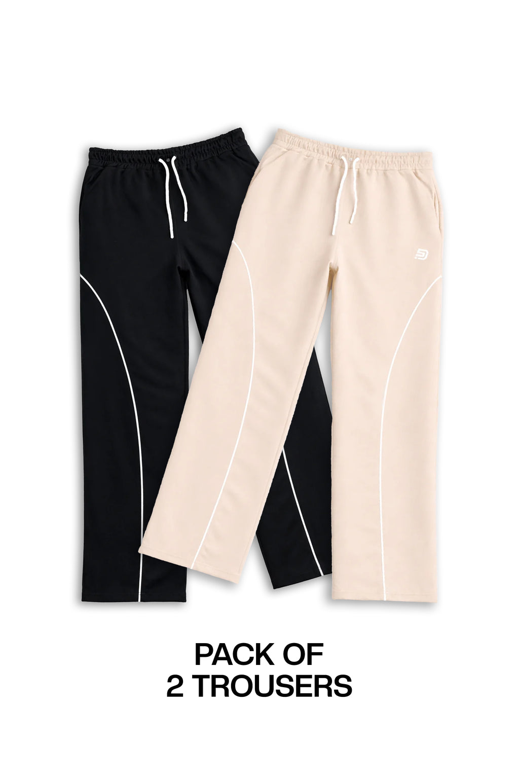Pack Of 2 Baggy Trousers