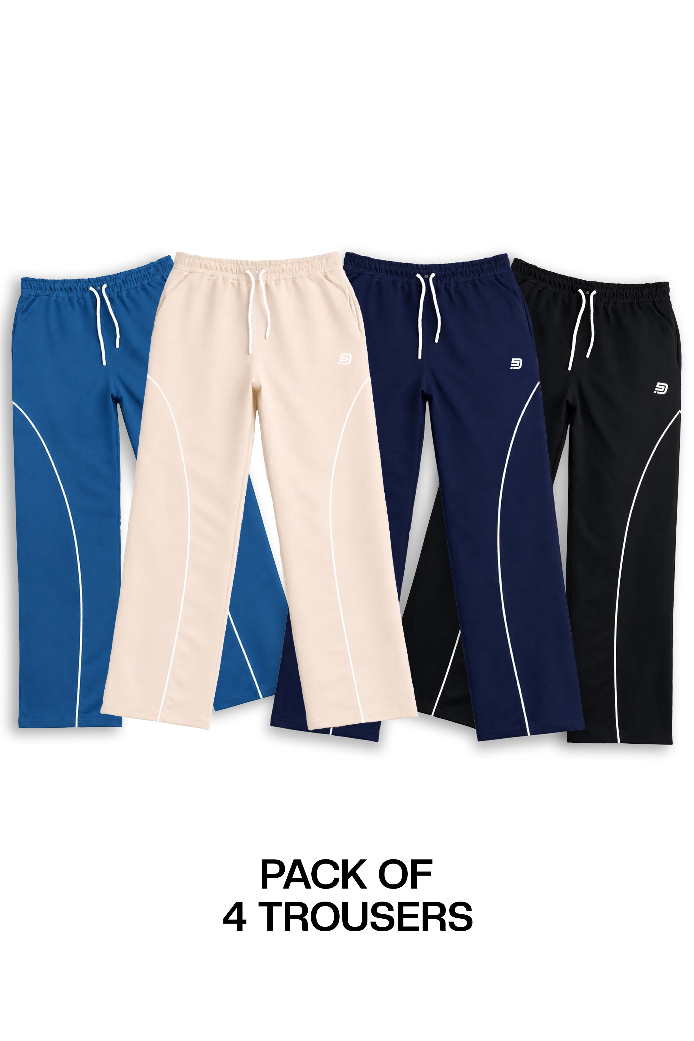 Pack Of 4 Baggy Trousers