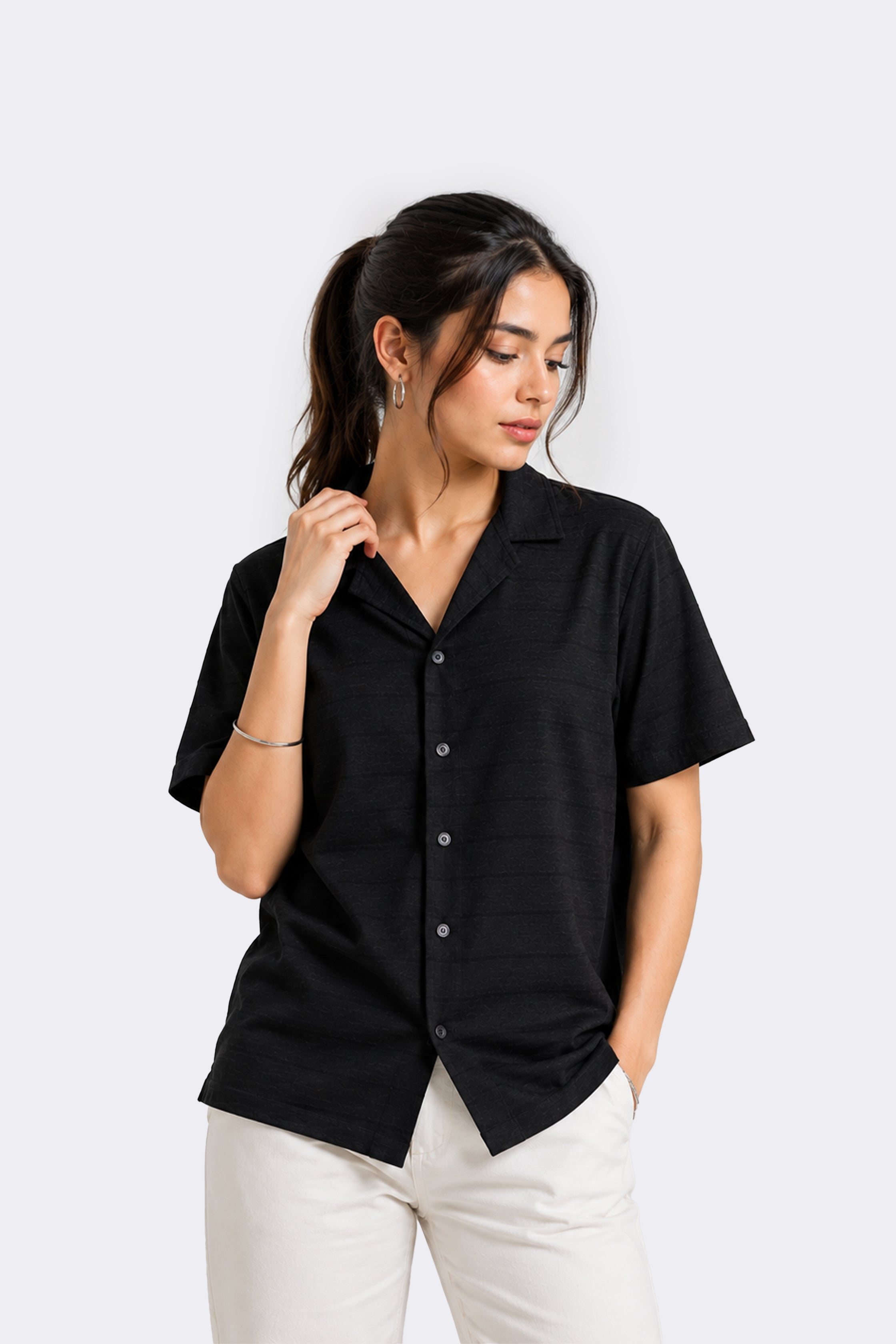 Black Oversized Shirt