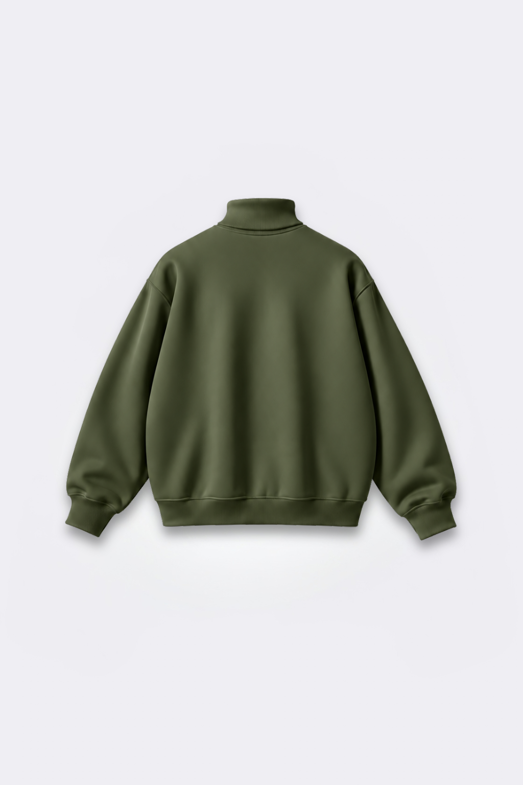 OLIVE GREEN HIGH NECK