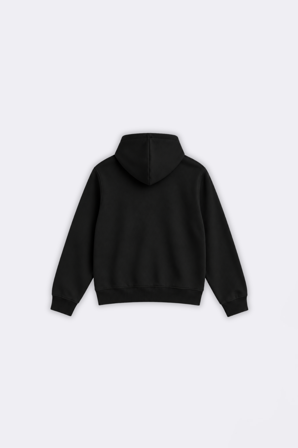 ESSENTIAL ZIP-UP HOODIE – BLACK