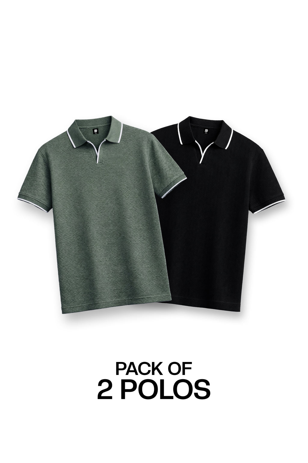 Pack Of 2 Edge Polos