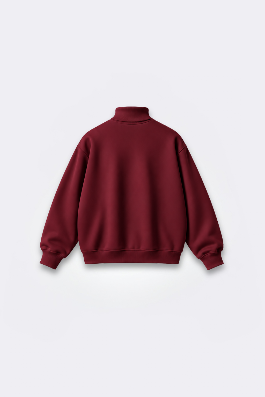 MAROON HIGH NECK