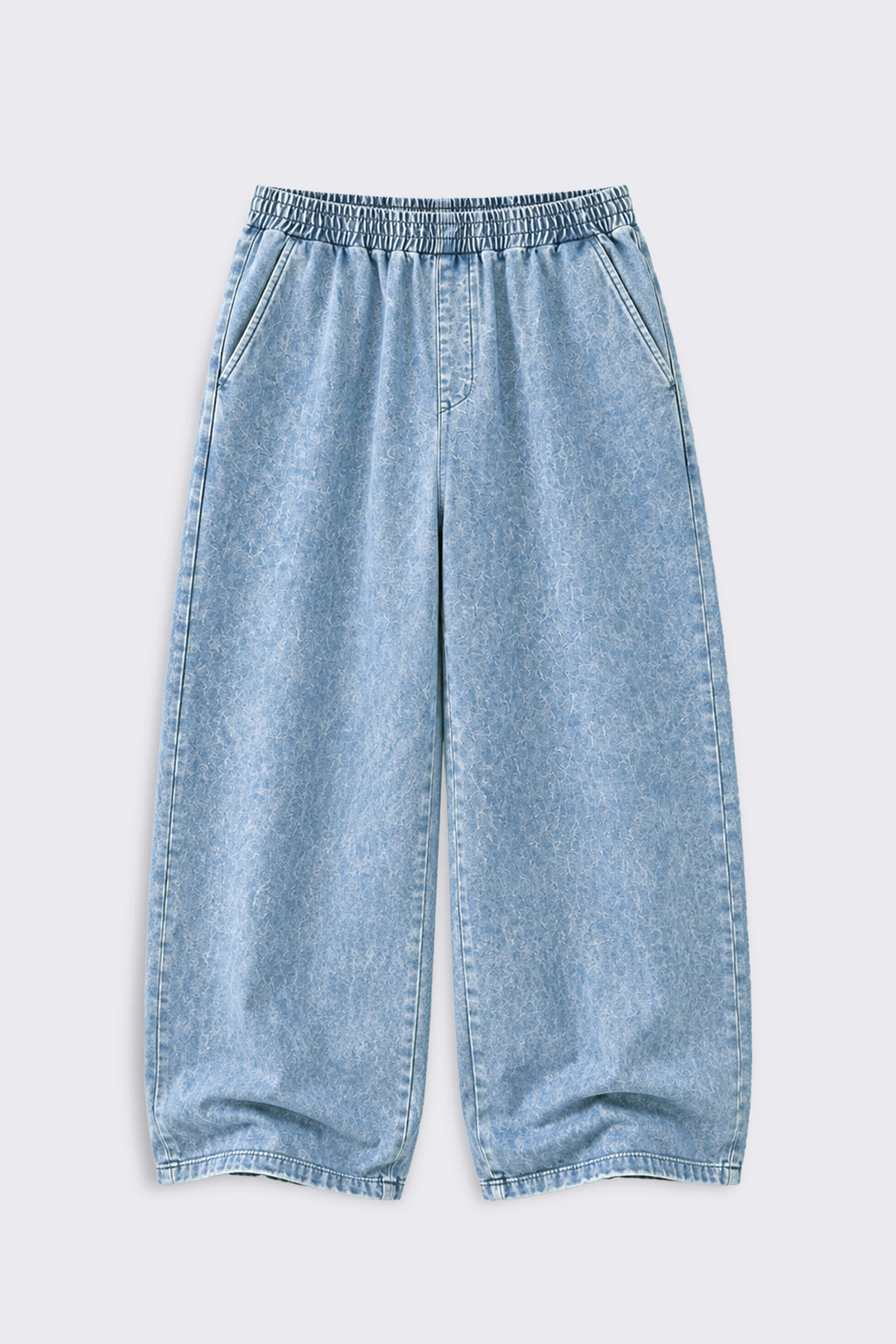 Ice Blue Washed Trouser