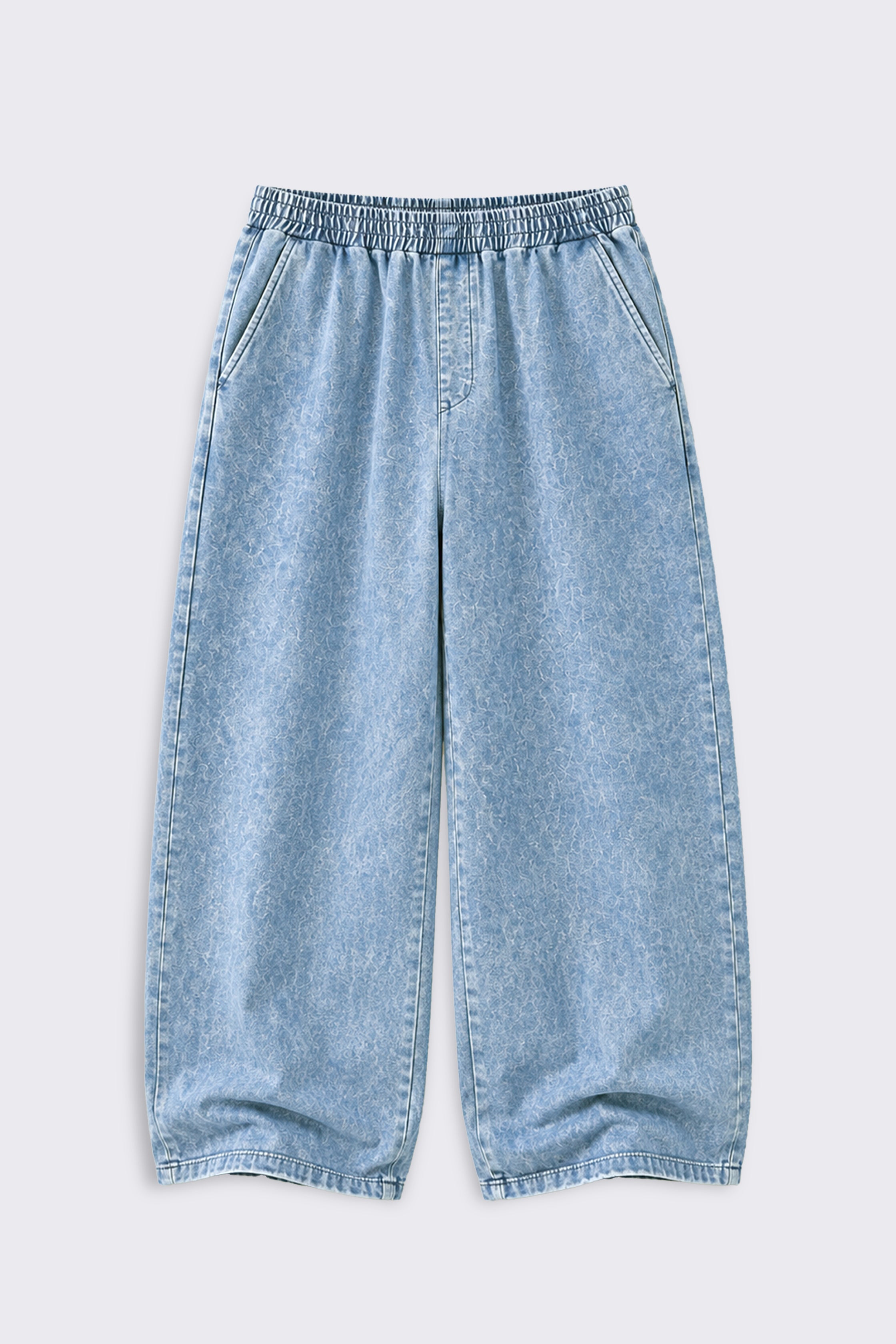 Ice Blue Washed Trouser
