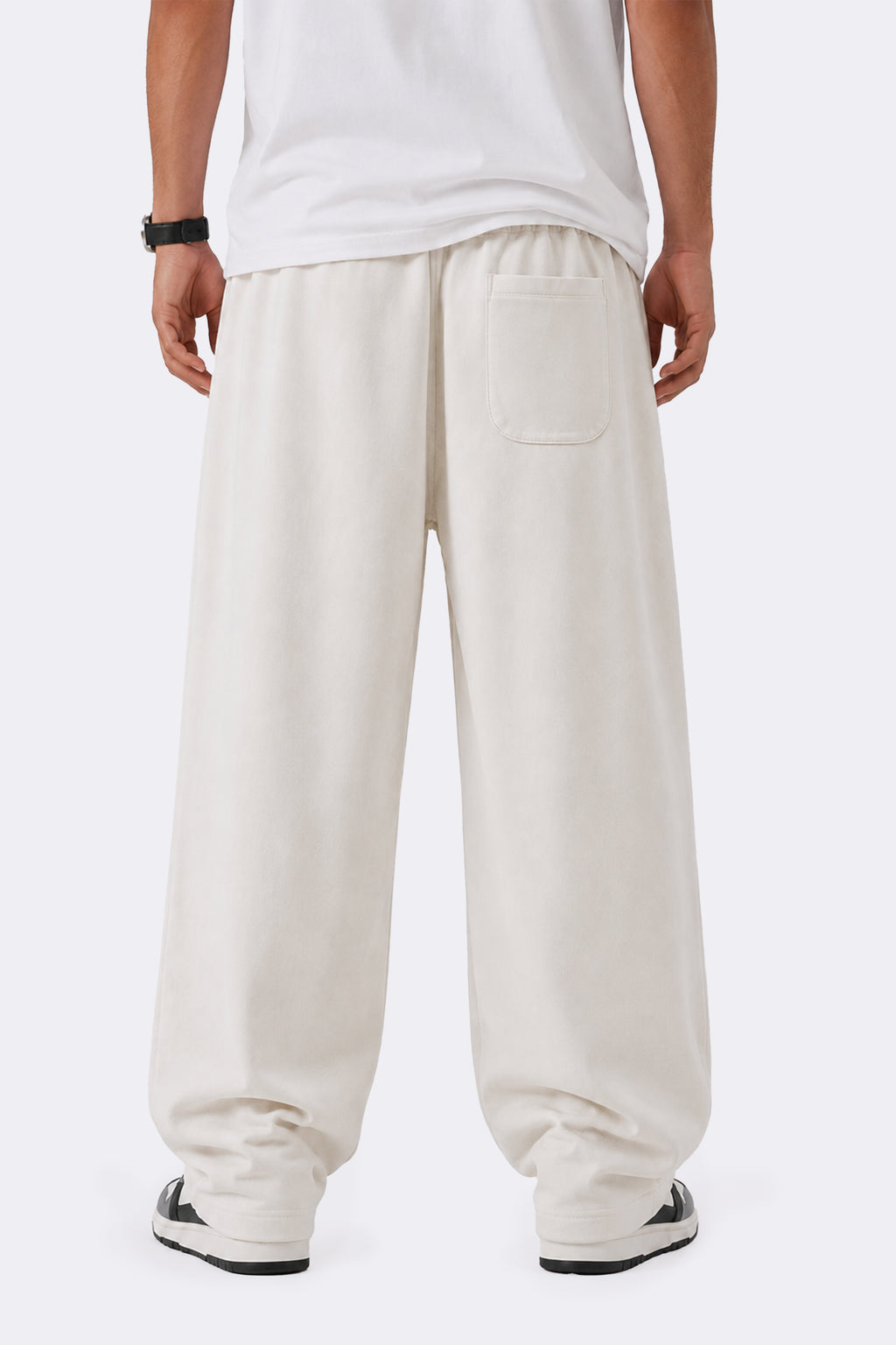 Essential Baggy Trouser — Cream