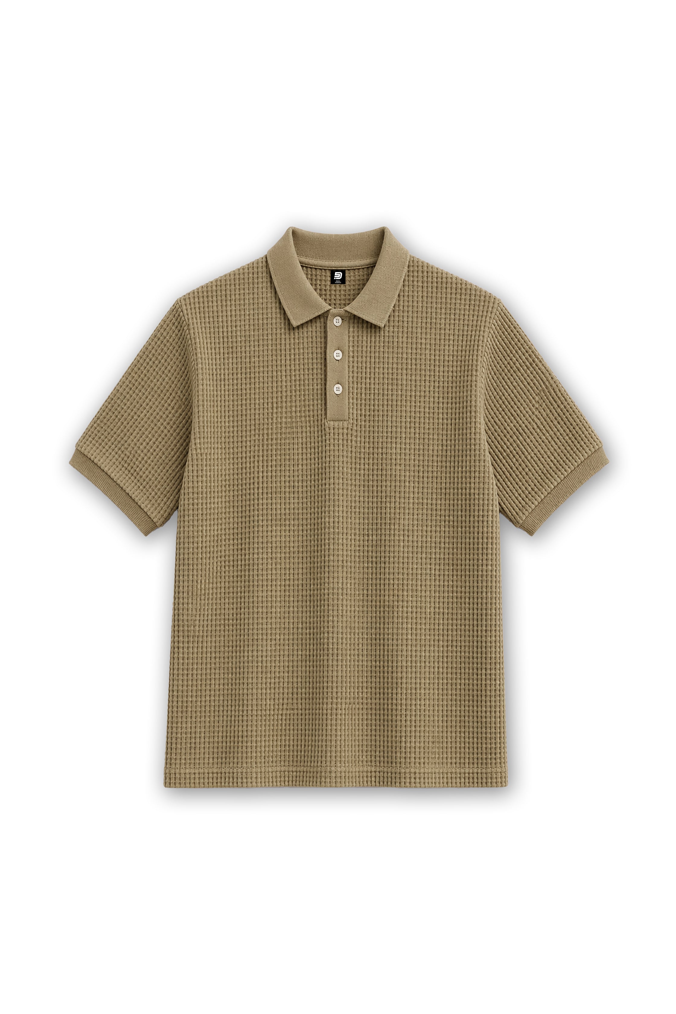 Sand Classic Button Polo