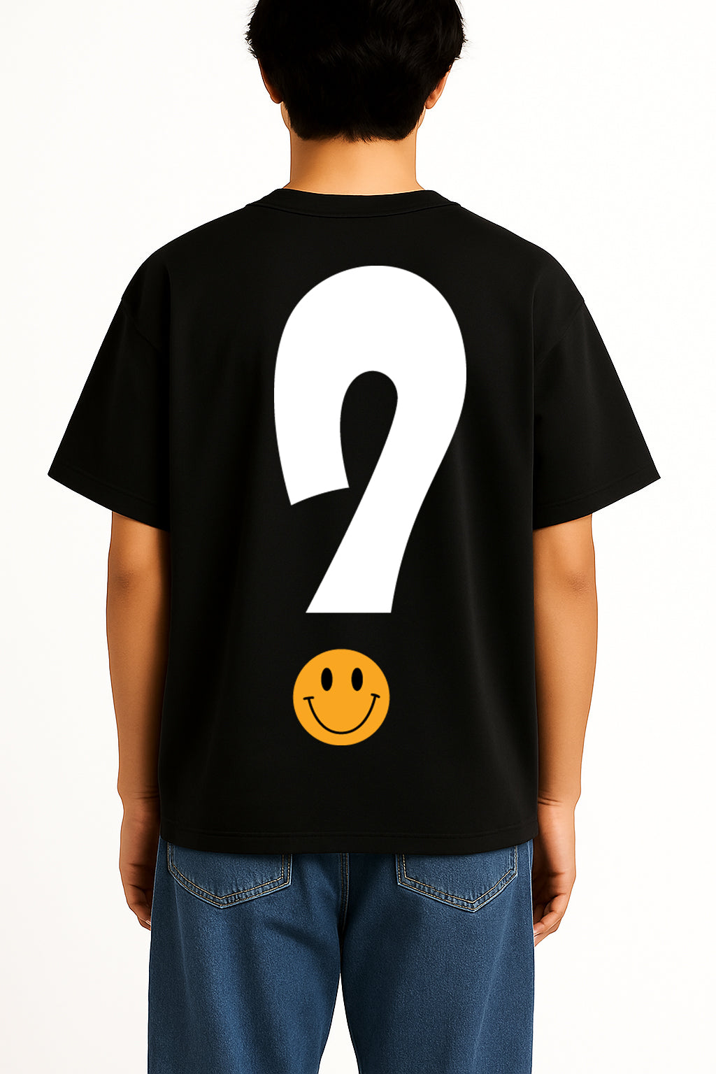 BE HAPPY OVERSIZED  T-SHIRT