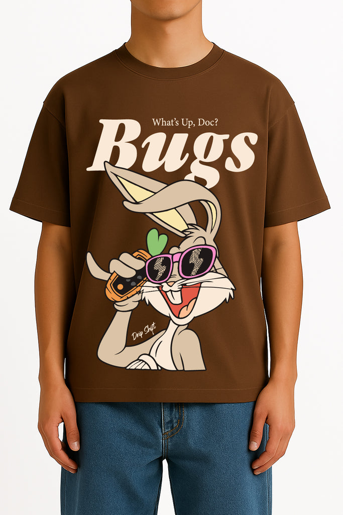 トップス THEREDTHREAD S over shirt bug check BUGS OVERSIZED T-SHIRT – Drip Shift