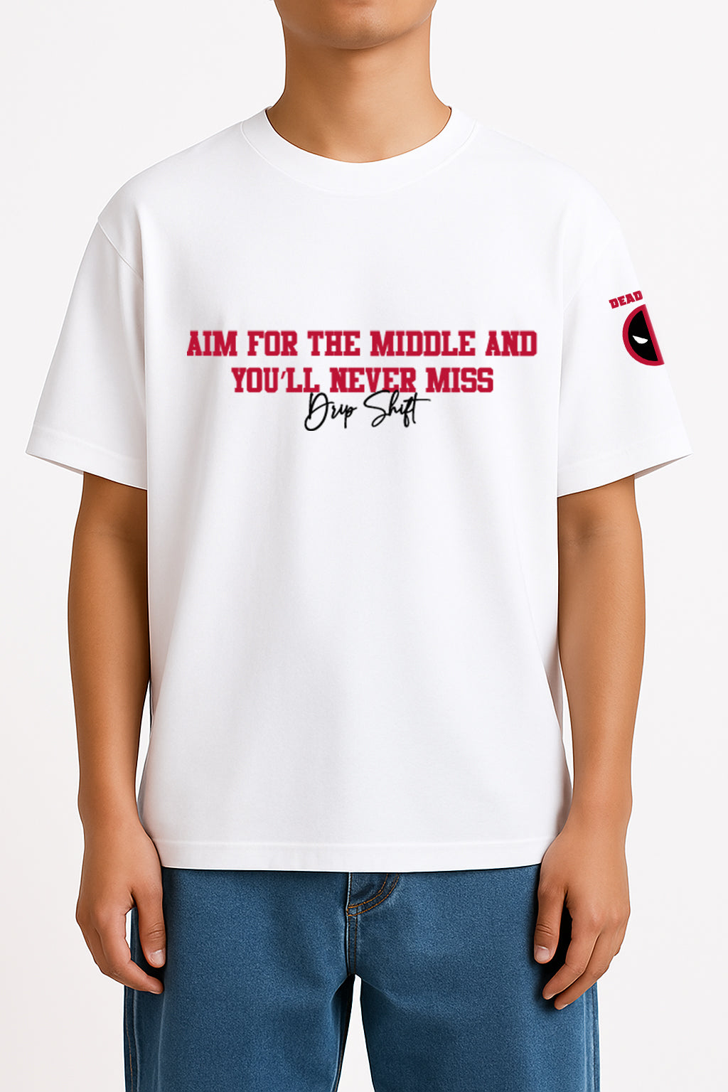 DEAD POOL OVERSIZED  T-SHIRT