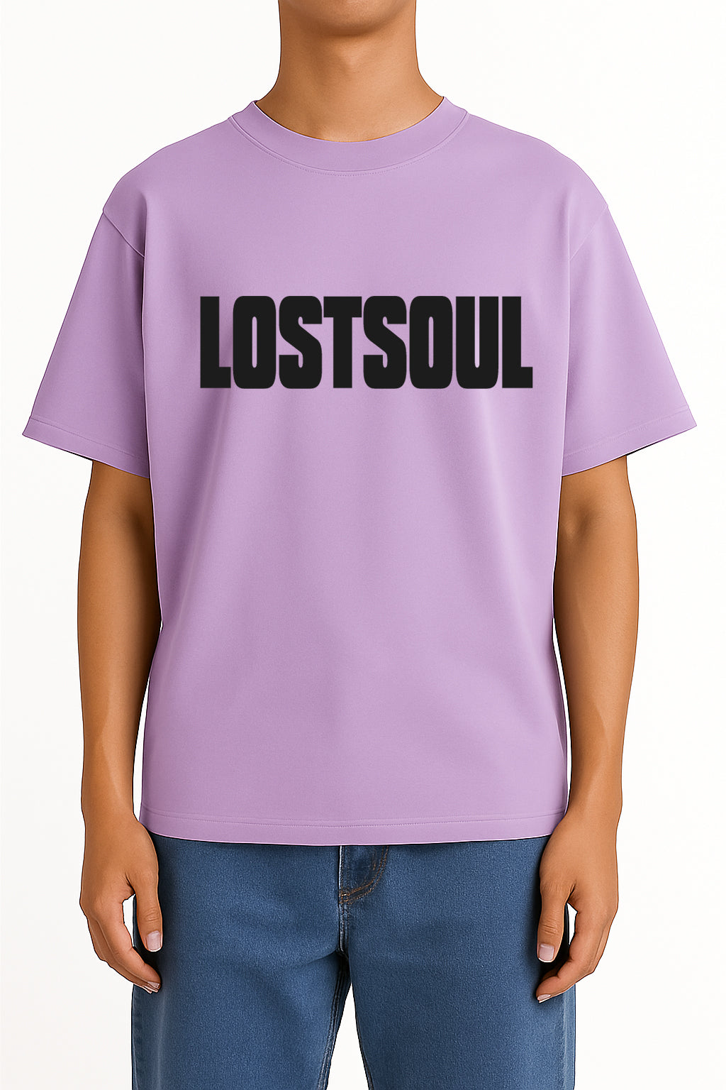 LOST SOUL LILAC OVERSIZED T-SHIRT