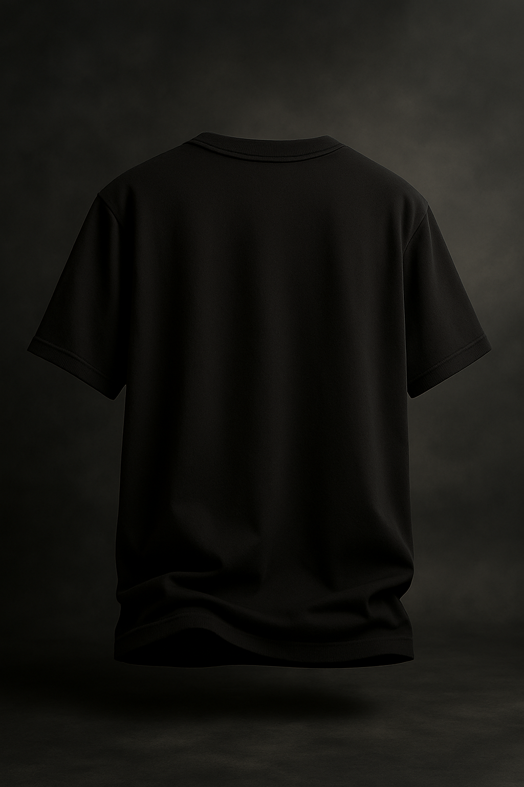 BLACK OVERSIZED BASIC T-SHIRT