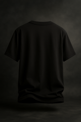 BLACK OVERSIZED BASIC T-SHIRT