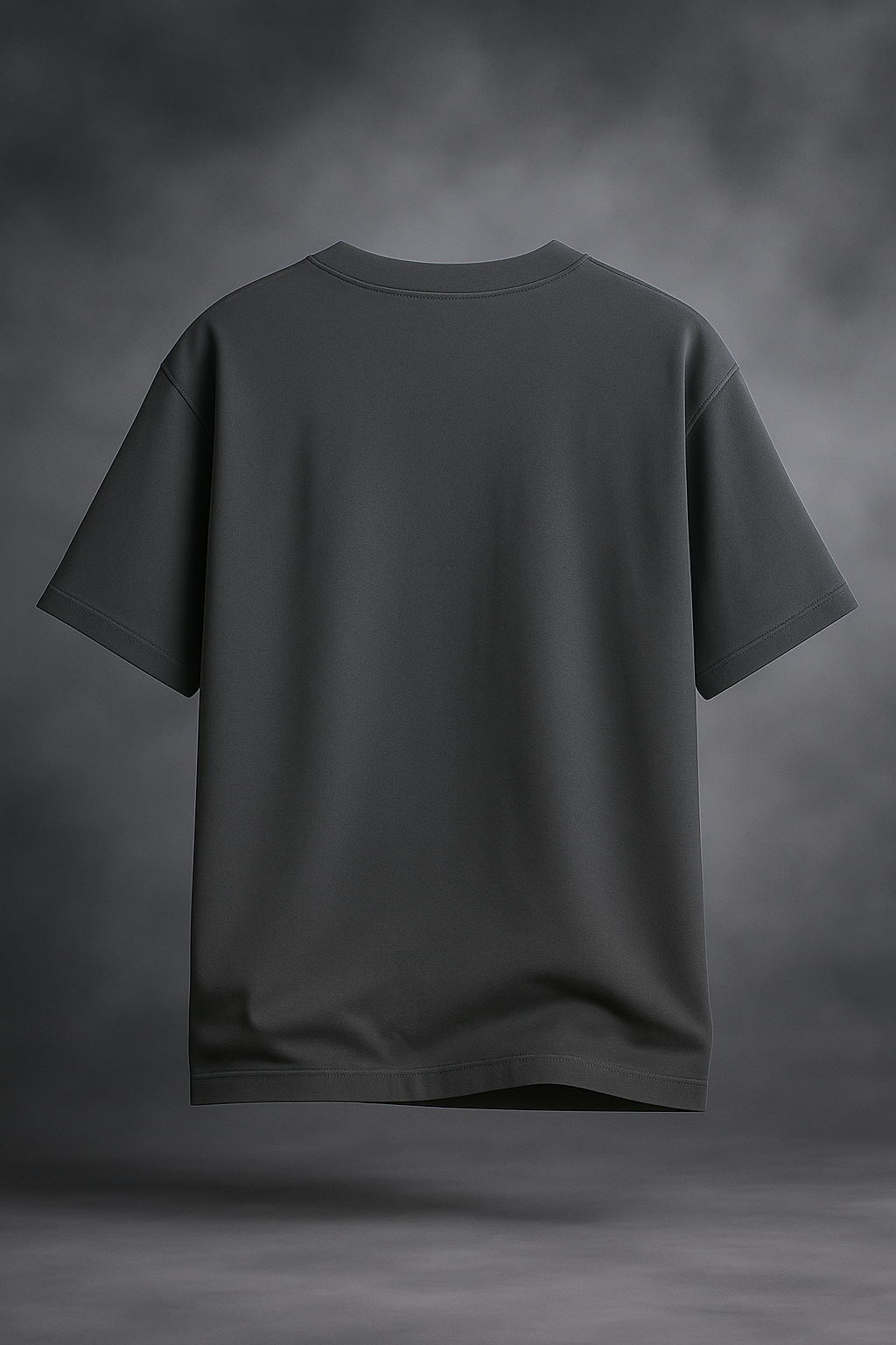 CHARCOL OVERSIZED BASIC T-SHIRT