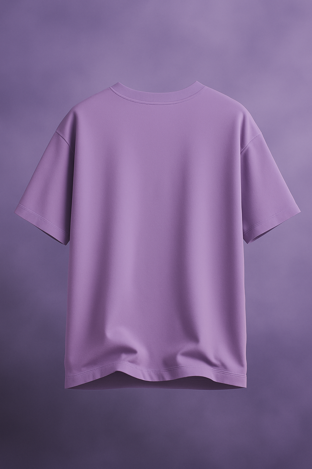 LILAC OVERSIZED BASIC T-SHIRT