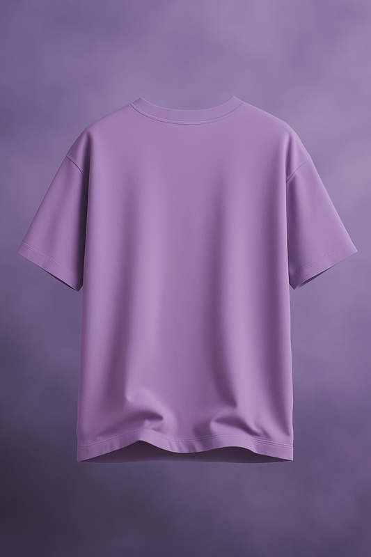 LILAC OVERSIZED BASIC T-SHIRT