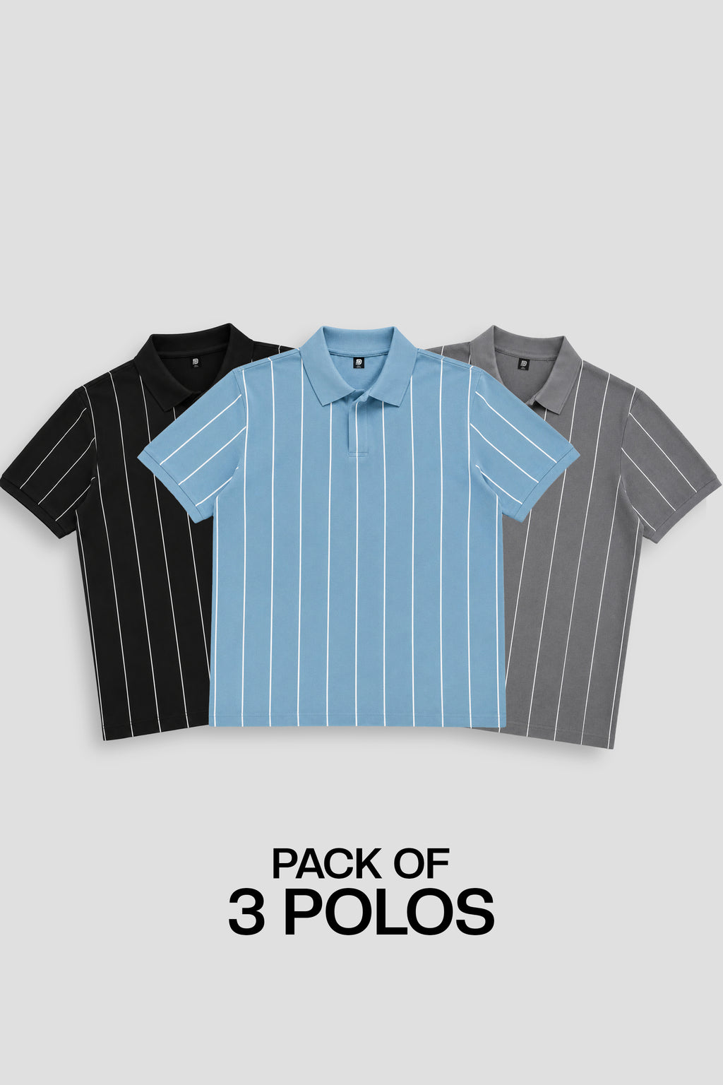 Pack Of 3 Lining Polo